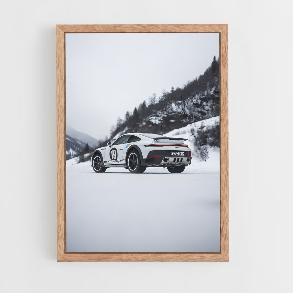 Poster magnifique dakar – affiche Porsche (vue 4)